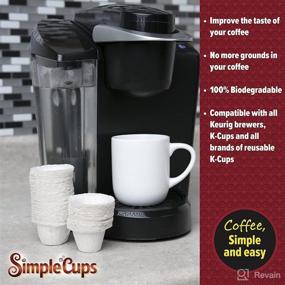 img 3 attached to ☕️ Simple Cups: 100 Compatible Keurig Brewer Replacement Filters - Use Your Own Coffee - Easy Disposal