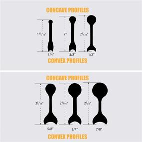 img 3 attached to 🪵 Enhanced Contour Sanding for Concave Woodworking Profiles