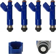 🔥 4x genuine fuel injectors 23250-21040 compatible with 2006-2014 toyota yaris 1.5l l4 engine логотип