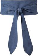 👗 earnda women's fashion obi belt wrap wide cinch for dress – solid color belts logo