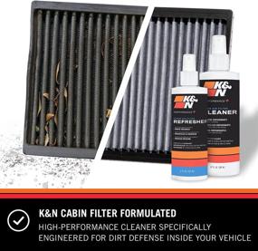 img 3 attached to 🧽 K&amp;N Cabin Filter Cleaning Kit: Spray Bottle Filter Cleanser and Refresher Set; Enhances Cabin Air Filter Efficiency; Service Set-99-6000