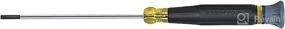 img 2 attached to 🔧 Klein Tools 614-4 Precision Electronics Flat Screwdriver, 1/8-Inch Cabinet Tip, 4-Inch Shank