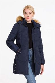 img 1 attached to Warm and Stylish Thickened Women's Winter Coats, Jackets & Vests by Polydeer