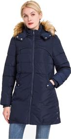 img 4 attached to Warm and Stylish Thickened Women's Winter Coats, Jackets & Vests by Polydeer