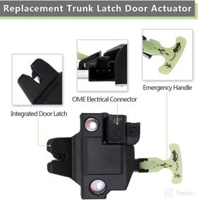 img 1 attached to 🔑 Keyless Entry Trunk Lock Actuator for Toyota Camry 2007-2011 - Replace 64600-06010 64600-33120 931-860 - Tailgate Lock Latch Assembly - Rear Door Hatch Lock Motor