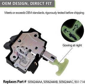 img 3 attached to 🔑 Keyless Entry Trunk Lock Actuator for Toyota Camry 2007-2011 - Replace 64600-06010 64600-33120 931-860 - Tailgate Lock Latch Assembly - Rear Door Hatch Lock Motor