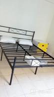 img 1 attached to VECELO Twin Metal Platform Bed Frame With Headboard & Footboard: Sturdy, Easy-To-Assemble Mattress Foundation For Firm Support In Sleek Black Finish review by David Ramirez
