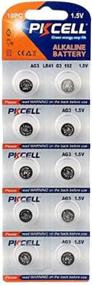img 1 attached to 🔋 10 Pack of Button Cell Batteries - 1.5V - AG3 - LR41 - G3-192