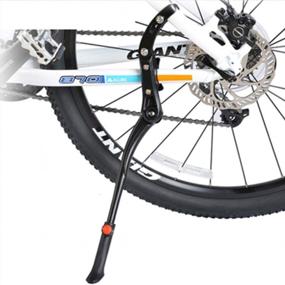 img 3 attached to Get Your Bike Upright With Greallthy'S Adjustable Aluminum Alloy Kickstand For 24"-28" Mountain And Adult Bikes