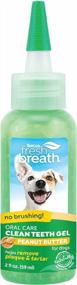 img 4 attached to Peanut Butter Flavor Dental Care Gel For Dogs - Say Goodbye To Plaque, Tartar And Bad Breath With TropiClean Fresh Breath NO BRUSH Oral Care Gel!
