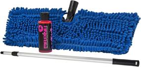 img 4 attached to Chemical Guys HOL131 Premium Chenille Microfiber Car Wash Mop and Heavy Duty Extendable Pole Kit for RVs, Trucks, and Large Vehicles - Complete Cleaning Package (3 Items)