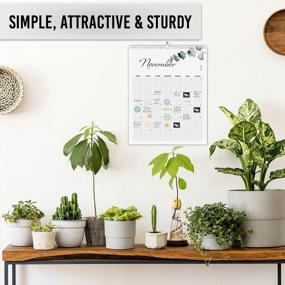 img 3 attached to Stunning Vertical Greenery Wall Calendar: Plan Effortlessly With Monthly Views Until 2023 - Latest 2022 Edition Included!
