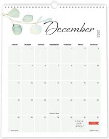 img 4 attached to Stunning Vertical Greenery Wall Calendar: Plan Effortlessly With Monthly Views Until 2023 - Latest 2022 Edition Included!