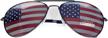 🕶️ goson american flag reflective sunglasses for novelty and decorative purposes logo