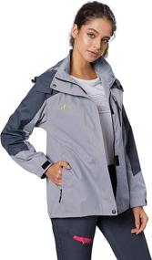 img 2 attached to 🧥 Softshell Waterproof Women's Coats, Jackets & Vests - Spmor Outdoor Lightweight Clothing