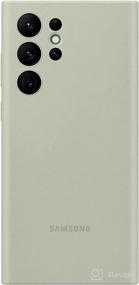 img 4 attached to Samsung Official S22 Ultra Silicone Cover Olive Green
