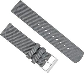 img 2 attached to 🕰️ BARTON Watch Bands - Ballistic Nylon Military Straps with Quick Release & Customizable Widths - Ideal for Wrists 5-8 Inches
