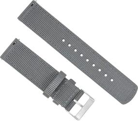 img 1 attached to 🕰️ BARTON Watch Bands - Ballistic Nylon Military Straps with Quick Release & Customizable Widths - Ideal for Wrists 5-8 Inches