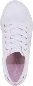 img 1 attached to Nautica Fashion Sneaker Sneaker Dulcie Girls White 2 Girls' Shoes : Athletic