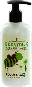 img 2 attached to 👶 Extra Mild Unscented Little Twig Baby Lotion - 8.5 fl oz