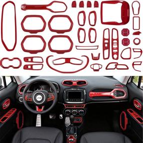 img 4 attached to Car Interior Accessories Decoration Cover Trim Kit Air Conditioning Vent &Amp