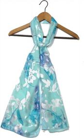 img 2 attached to Silk Feel Shawl Evening Wrap Gift Box - Shanlin Floral