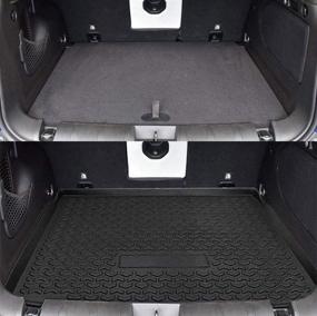 img 1 attached to 🚘 Waterproof Rear Cargo Tray Trunk Floor Mat - Kaungka Cargo Liner - Premium Replacement for Jeep Renegade (2015-2019)