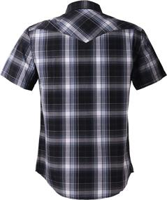 img 3 attached to 👕 Coevals Men's Clothing: Western Button Sleeves for Shirts