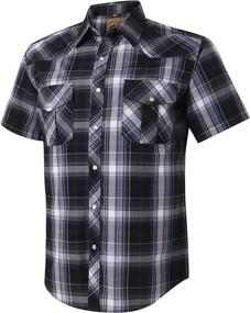 img 4 attached to 👕 Coevals Men's Clothing: Western Button Sleeves for Shirts