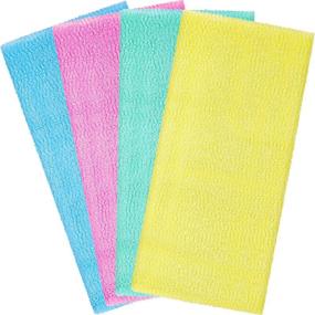 img 4 attached to 🧼 Boao Pieces Exfoliating Washcloth - Unique Variations