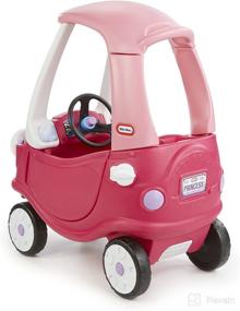 img 3 attached to 👑 Little Tikes Princess Cozy Coupe: Colorful Princess Coupe, 33.5 Inch – Perfect for Imaginative Play!