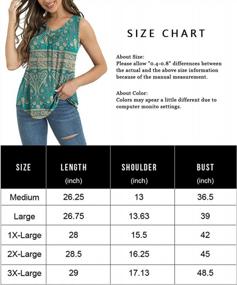 img 1 attached to Loose-Fit Plus Size Tank Tops For Women - Sleeveless V-Neck Blouses Ideal For Summer - Available In Sizes M-3XL By FOLUNSI