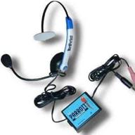 enhance productivity with parrott p41tr voice recognition headset and microphone logo