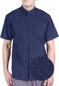 img 4 attached to Men'S Short Sleeve Printed Button-Down Shirt - 45+ Novelty Prints, Size Small To 4X Large