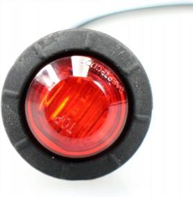 img 3 attached to TMH 10 Pcs 3/4 Inch Mount Red LED Clearance Marker Lights - Side Markers, Trailer, RV