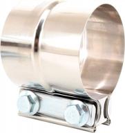 totalflow 2.75" tf-j59 304 stainless steel lap joint exhaust muffler clamp band-2.75 inch logo