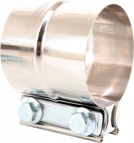 img 4 attached to TOTALFLOW 2.75" TF-J59 304 Stainless Steel Lap Joint Exhaust Muffler Clamp Band-2.75 Inch