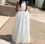 img 1 attached to Stunning Flower Girl Junior Bridesmaid Dresses for Unforgettable Wedding Moments review by Janie Dennis