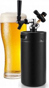 img 4 attached to Keep Your Beer Fresh With MRbrew'S 128 OZ Mini Growler Keg Beer Faucet Dispenser System