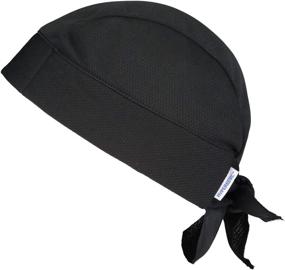 img 2 attached to 🧢 Black HyperKewl 6536-BK Cooling Skull Cap - Evaporative Technology