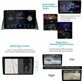 img 2 attached to Upgrade Your Honda Accord With Android 10.1 Car Stereo - Built-In Carplay, Android Auto, IPS Screen, GPS Navigation, Bluetooth, USB Player, 2GB RAM, 32GB ROM - 2008-2011 Models