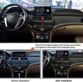 img 3 attached to Upgrade Your Honda Accord With Android 10.1 Car Stereo - Built-In Carplay, Android Auto, IPS Screen, GPS Navigation, Bluetooth, USB Player, 2GB RAM, 32GB ROM - 2008-2011 Models