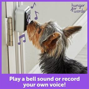 img 3 attached to 🔔 Hunger For Words Talking Pet Doorbell - Perfect Dog Training Tool, 1 Piece Doggie Doorbell for Communication and Training Purposes