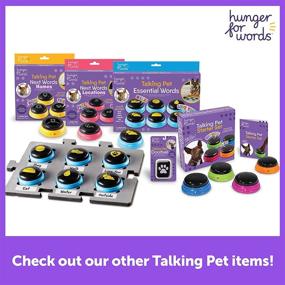 img 1 attached to 🔔 Hunger For Words Talking Pet Doorbell - Perfect Dog Training Tool, 1 Piece Doggie Doorbell for Communication and Training Purposes