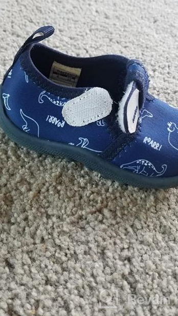 img 1 attached to Nerteo Boys Girls Cute Aquatic Water Shoes - Perfect for Beach, Swim, Pool, Water Park & Toddler/Little Kid Fun! review by Cameron Head