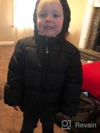 img 1 attached to Windproof Snow Winter Coat Outwear with 🧒 Removable Hood for Happy Toddlers - Cherry Down Jacket review by Tony Cole