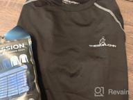 img 1 attached to Thermajohn Men'S Long Sleeve Compression Shirt: Cool Dry Baselayer For Running & Workout! review by Brandon Fernandez