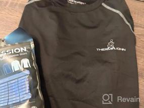img 7 attached to Thermajohn Men'S Long Sleeve Compression Shirt: Cool Dry Baselayer For Running & Workout!
