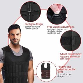 img 3 attached to Portzon Adjustable Weighted Vest