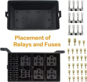 img 3 attached to 🔌 iztor Universal 6-Way Blade Fuse Holder Box: Secure Auto Electrical Connectors for Cars, Trucks, Trailers, and Boats